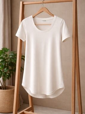 Jax & Lennon Cream Tunic Tee